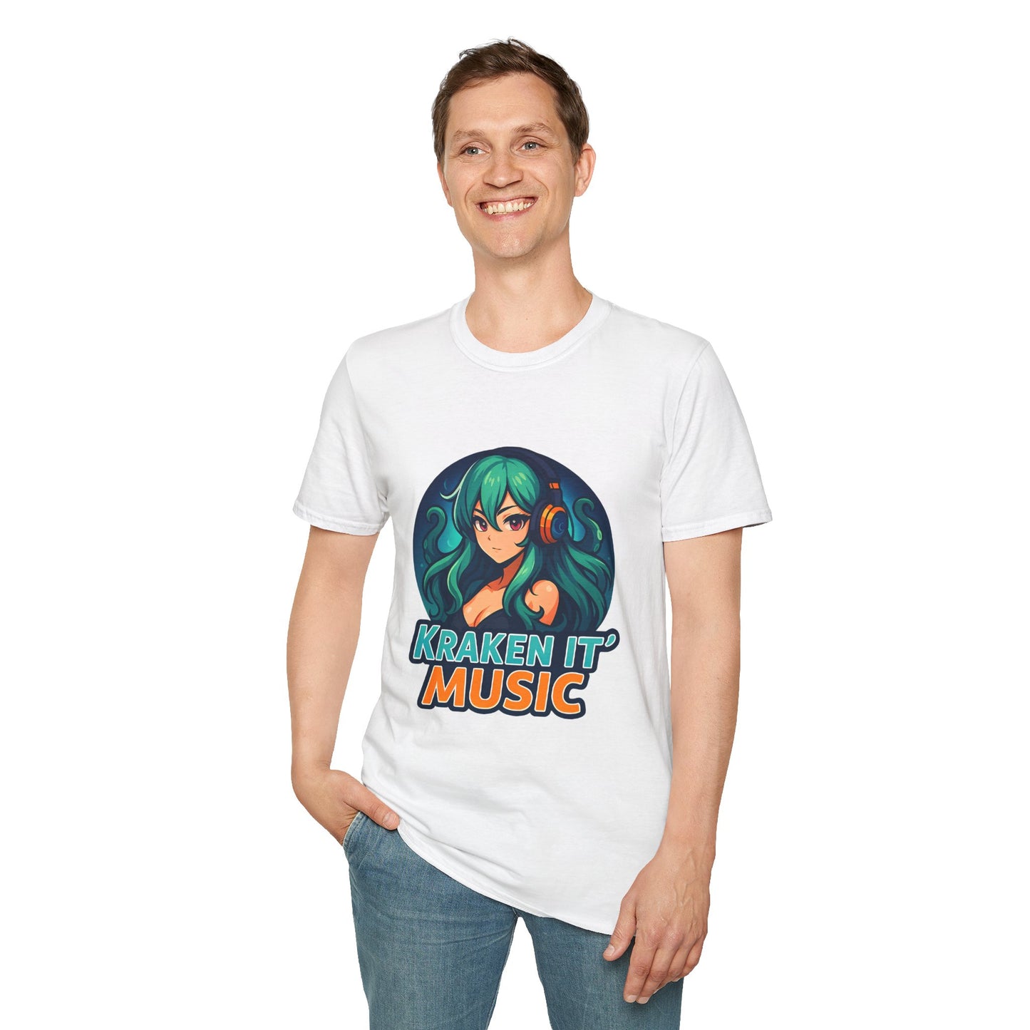 Kraken It Music T-Shirt | Unisex Softstyle Shirt for Music Lovers