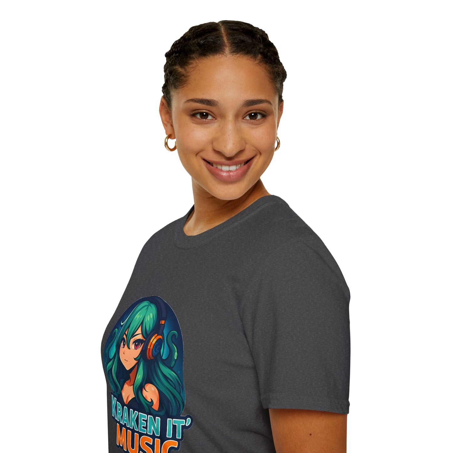 Kraken It Music T-Shirt | Unisex Softstyle Shirt for Music Lovers