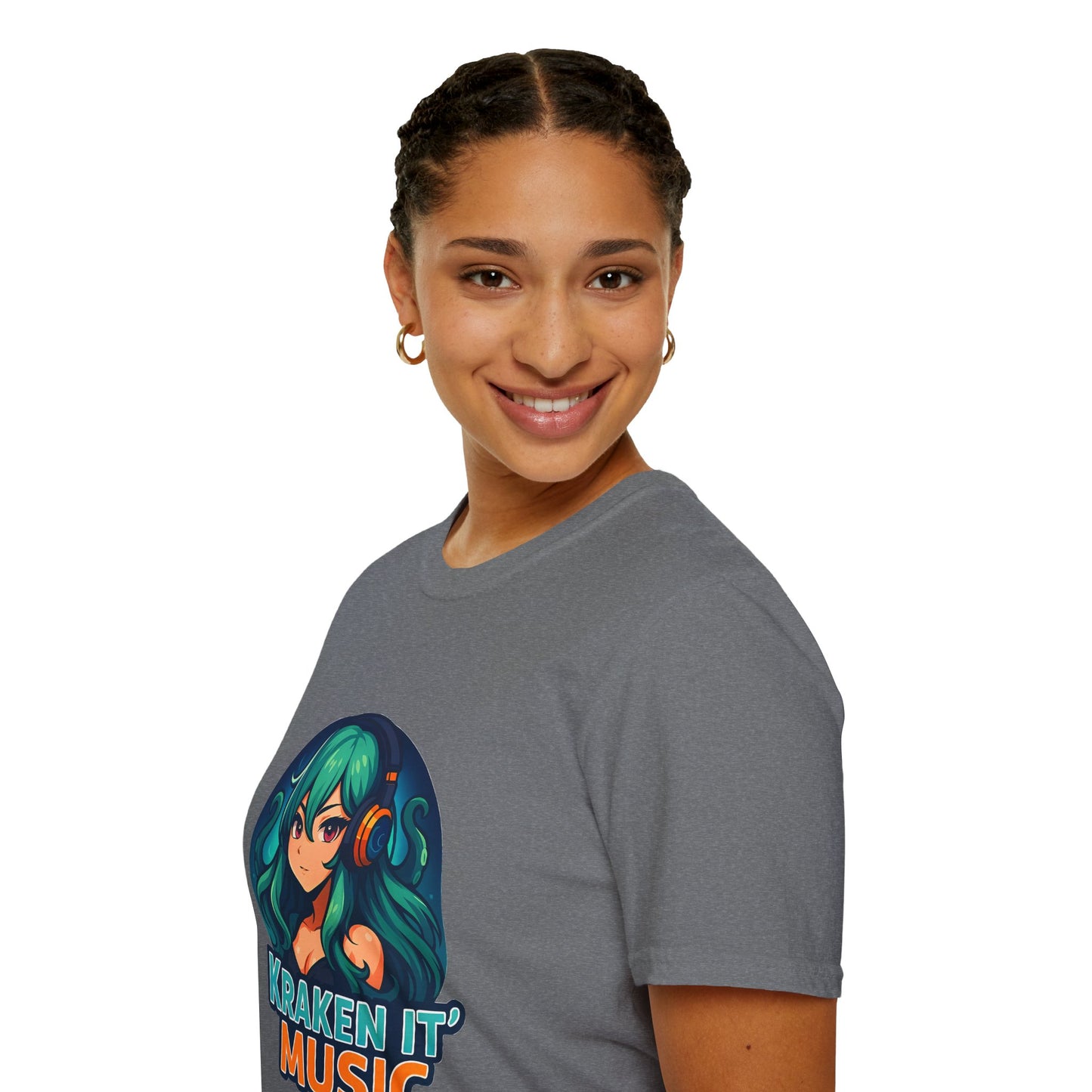 Kraken It Music T-Shirt | Unisex Softstyle Shirt for Music Lovers