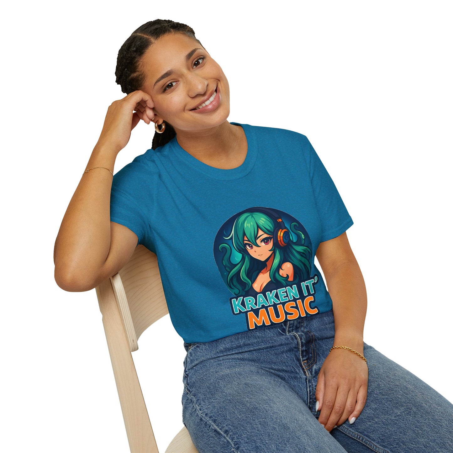 Kraken It Music T-Shirt | Unisex Softstyle Shirt for Music Lovers