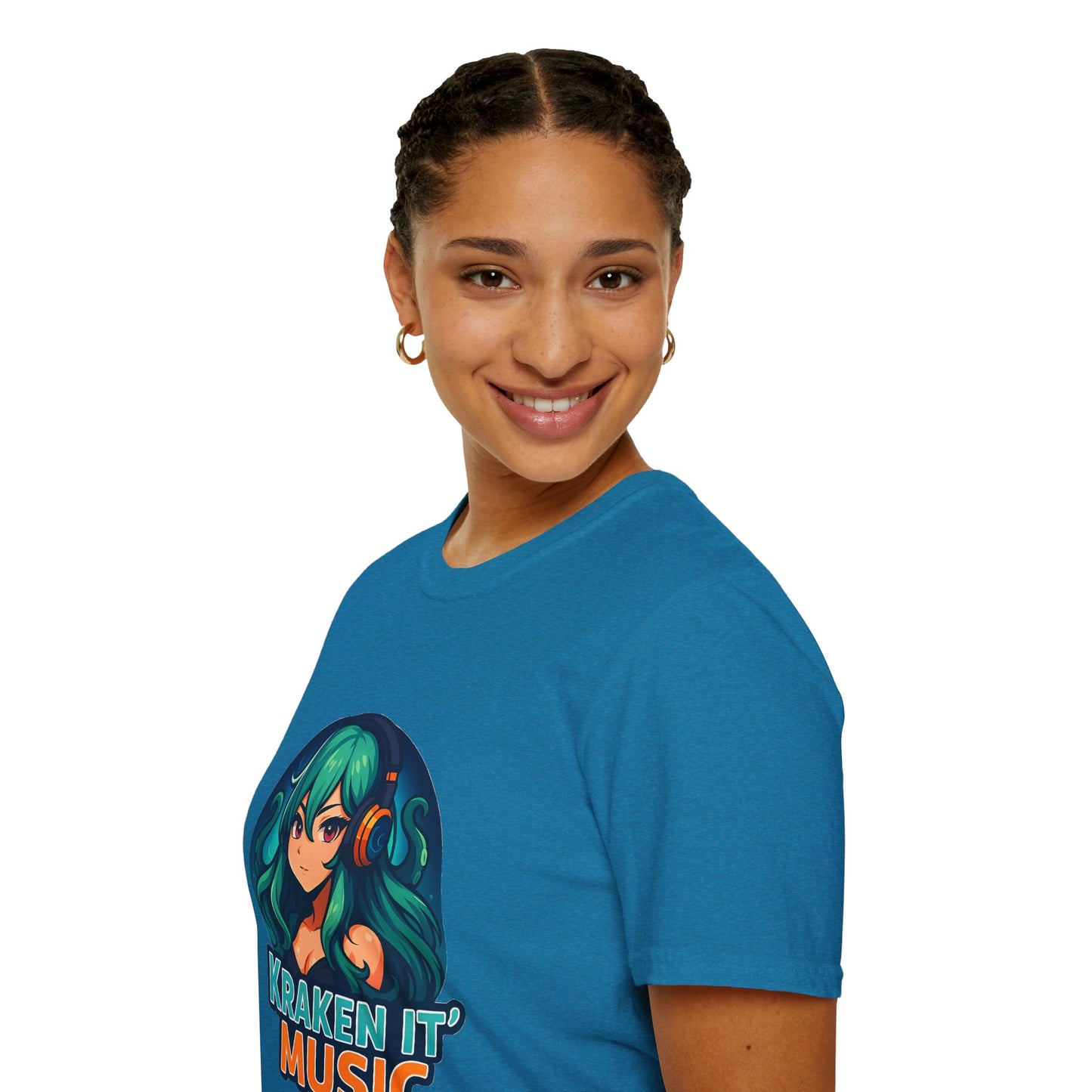 Kraken It Music T-Shirt | Unisex Softstyle Shirt for Music Lovers