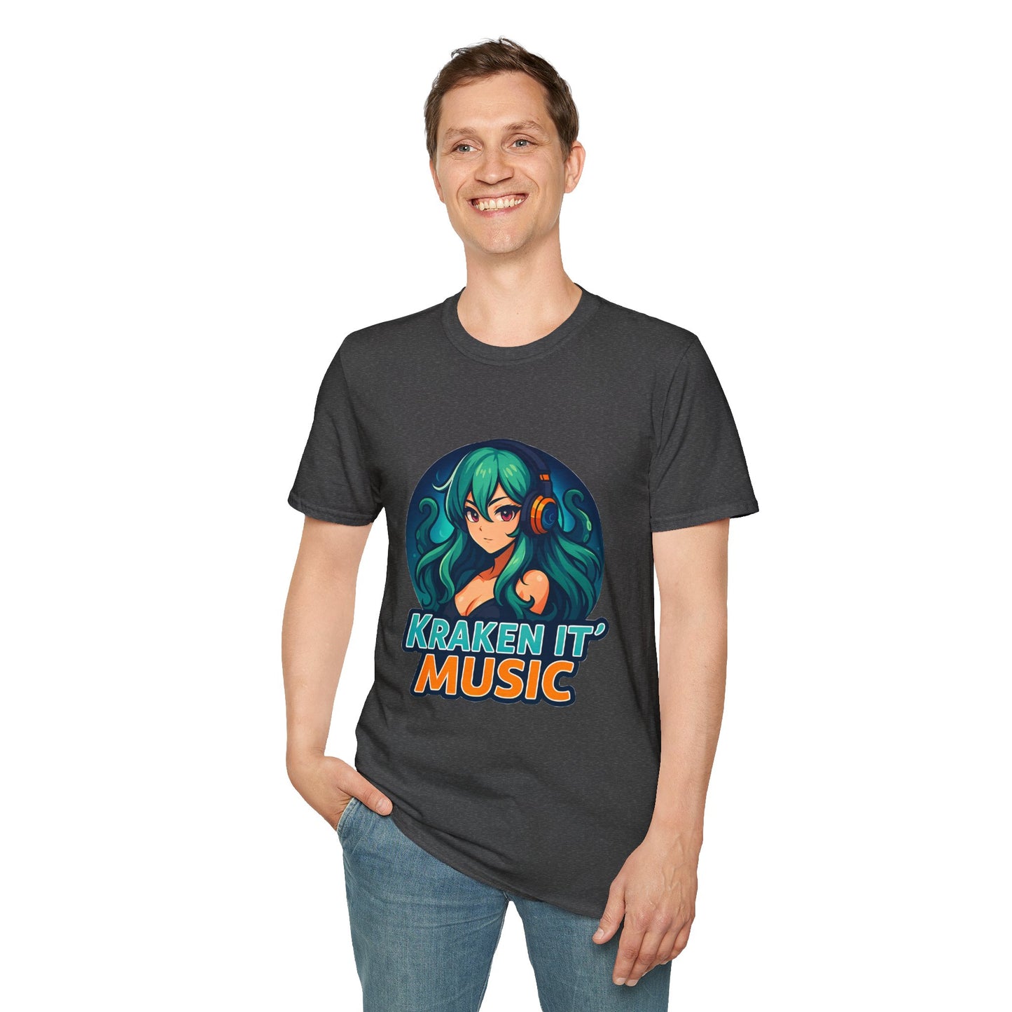 Kraken It Music T-Shirt | Unisex Softstyle Shirt for Music Lovers
