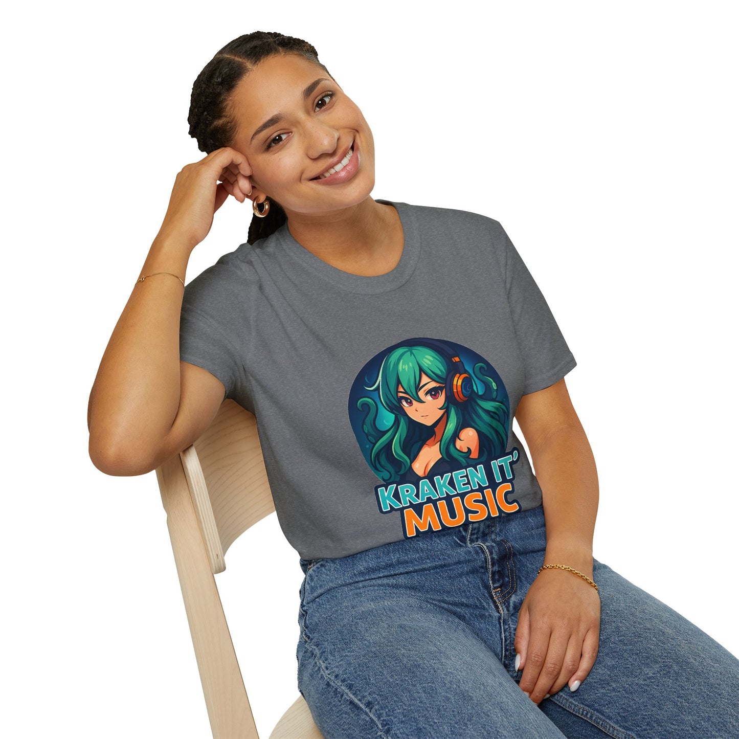 Kraken It Music T-Shirt | Unisex Softstyle Shirt for Music Lovers