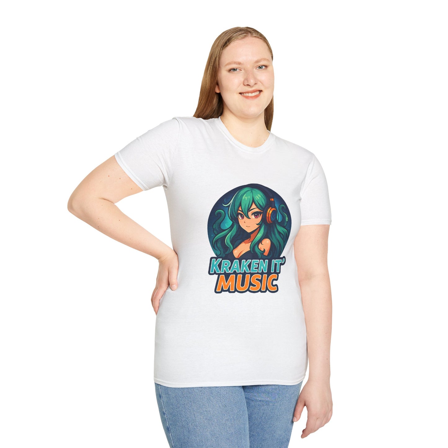 Kraken It Music T-Shirt | Unisex Softstyle Shirt for Music Lovers