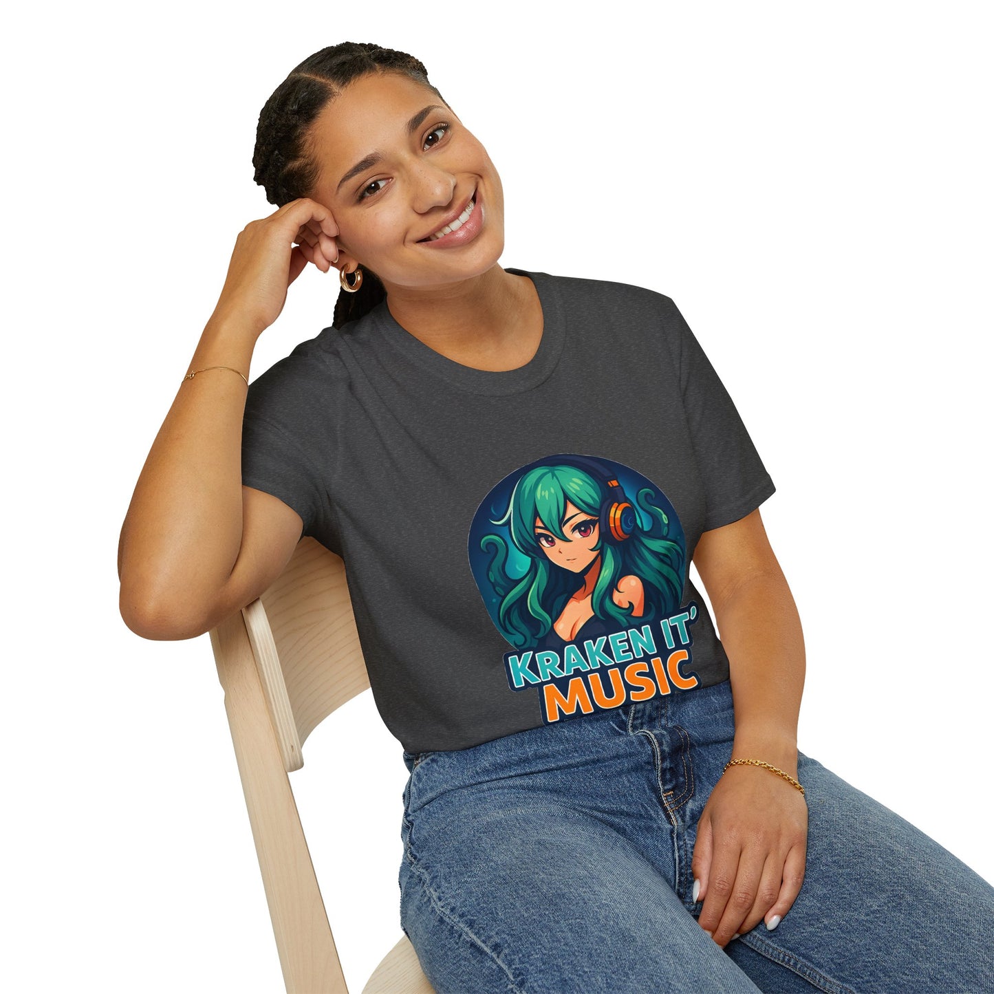 Kraken It Music T-Shirt | Unisex Softstyle Shirt for Music Lovers