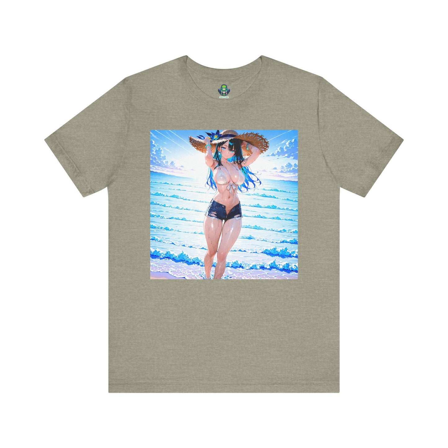Summer Wave Waifu β Anime Graphic T-Shirt