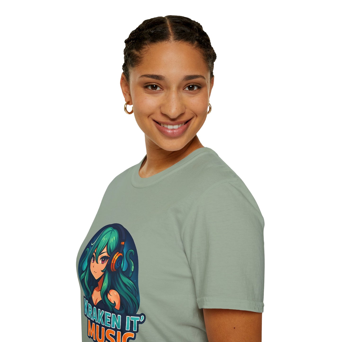 Kraken It Music T-Shirt | Unisex Softstyle Shirt for Music Lovers