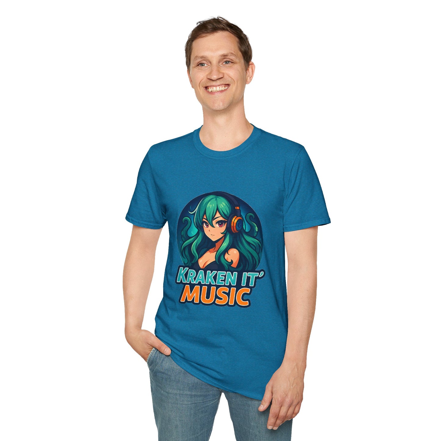 Kraken It Music T-Shirt | Unisex Softstyle Shirt for Music Lovers