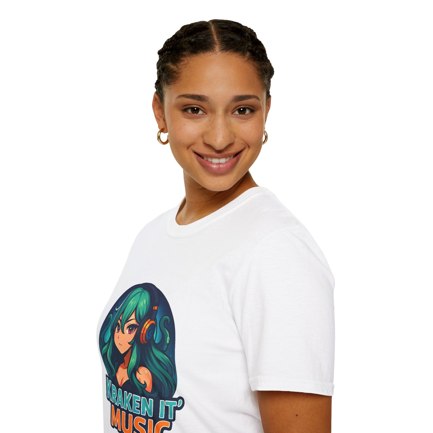 Kraken It Music T-Shirt | Unisex Softstyle Shirt for Music Lovers