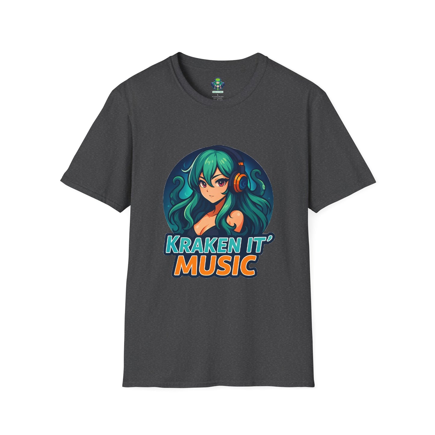Kraken It Music T-Shirt | Unisex Softstyle Shirt for Music Lovers