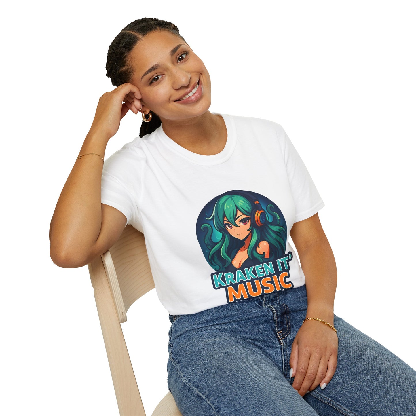 Kraken It Music T-Shirt | Unisex Softstyle Shirt for Music Lovers