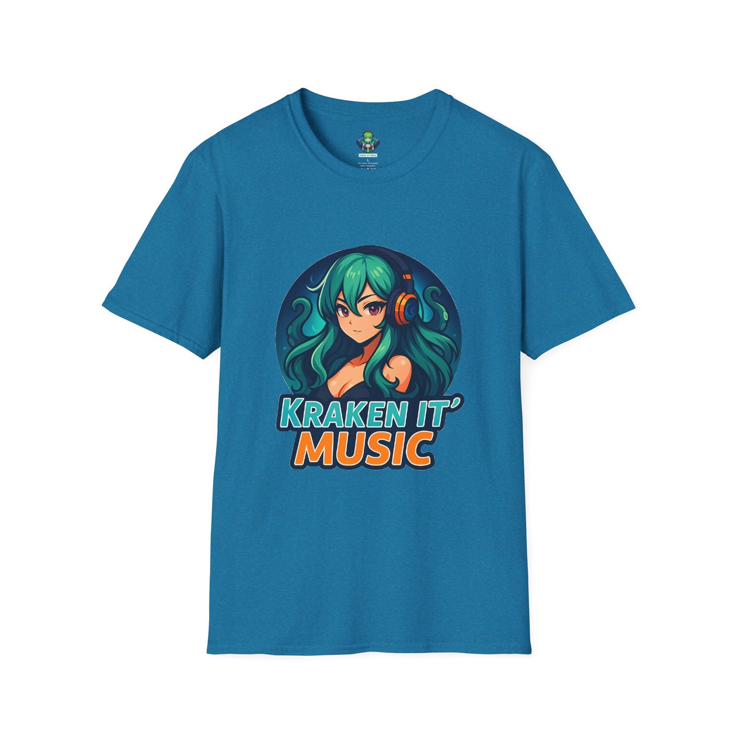 Kraken It Music T-Shirt | Unisex Softstyle Shirt for Music Lovers