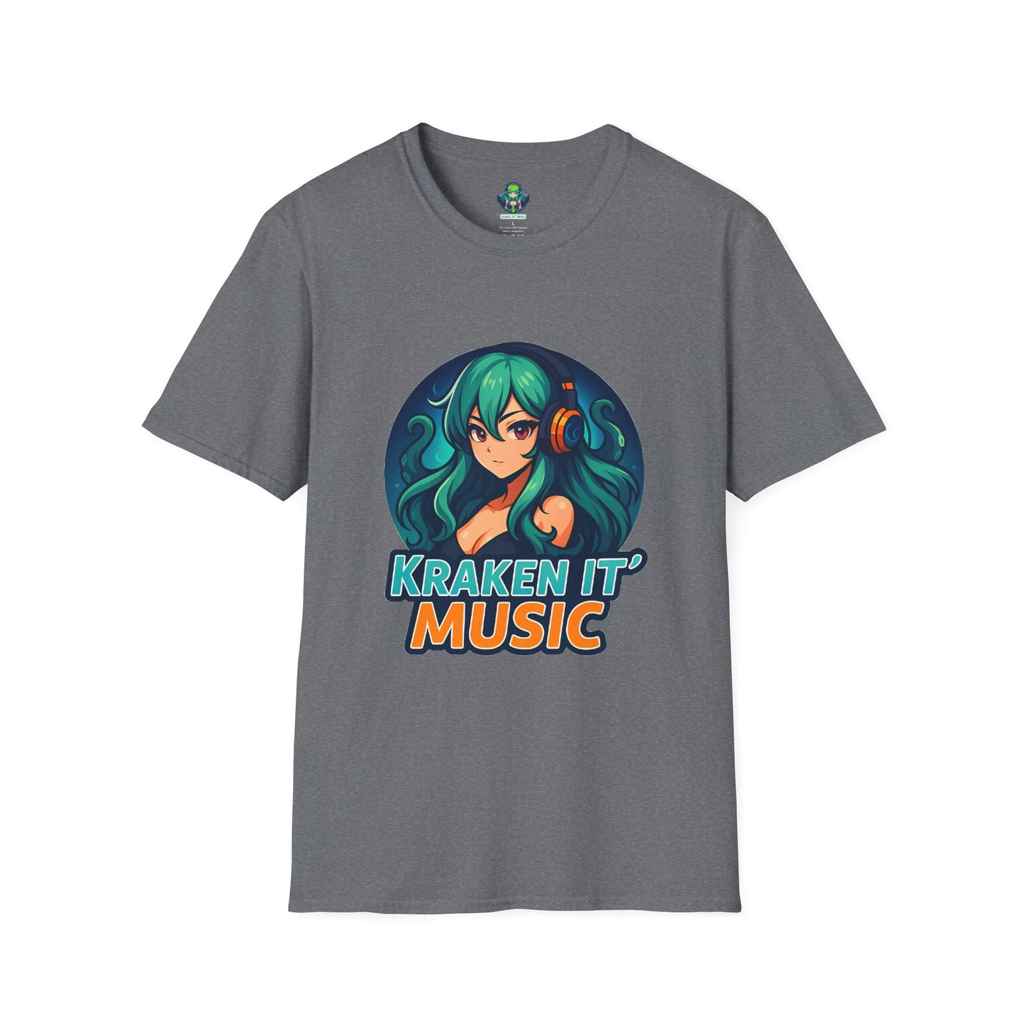 Kraken It Music T-Shirt | Unisex Softstyle Shirt for Music Lovers