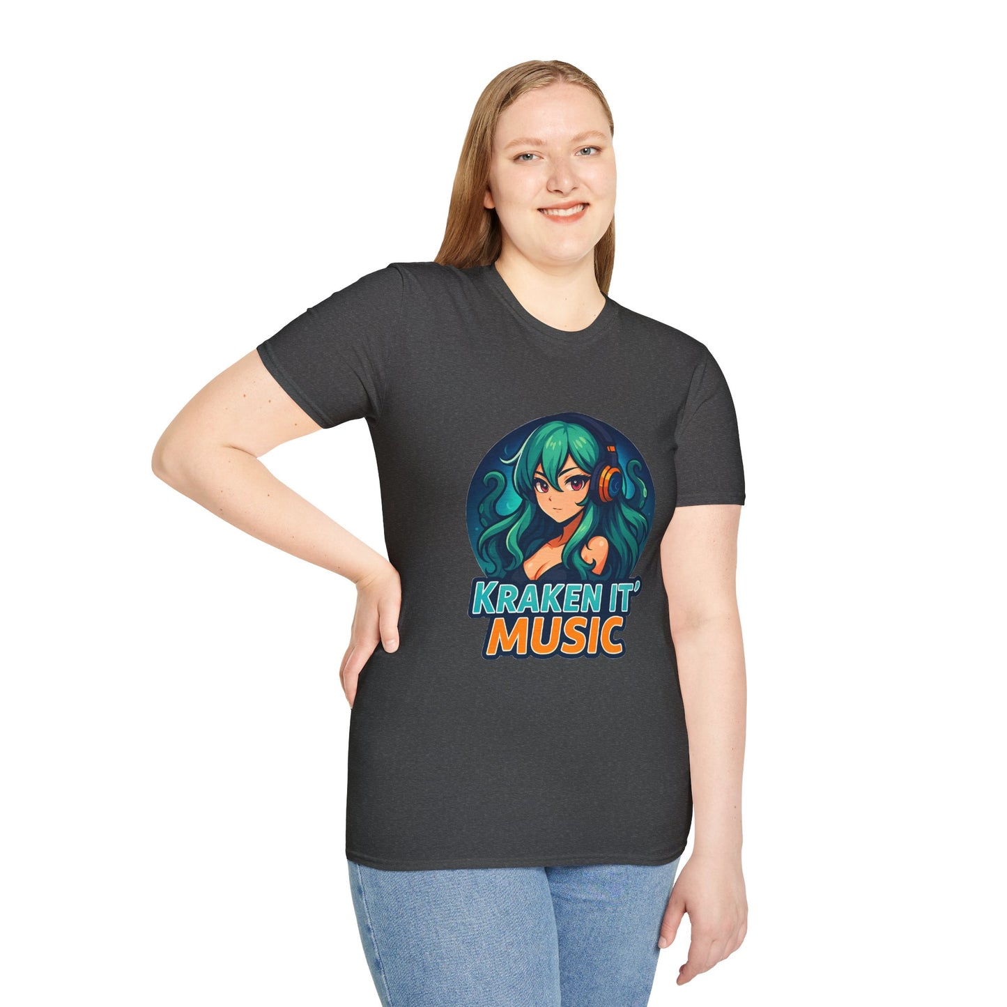 Kraken It Music T-Shirt | Unisex Softstyle Shirt for Music Lovers