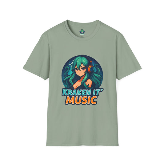 Kraken It Music T-Shirt | Unisex Softstyle Shirt for Music Lovers