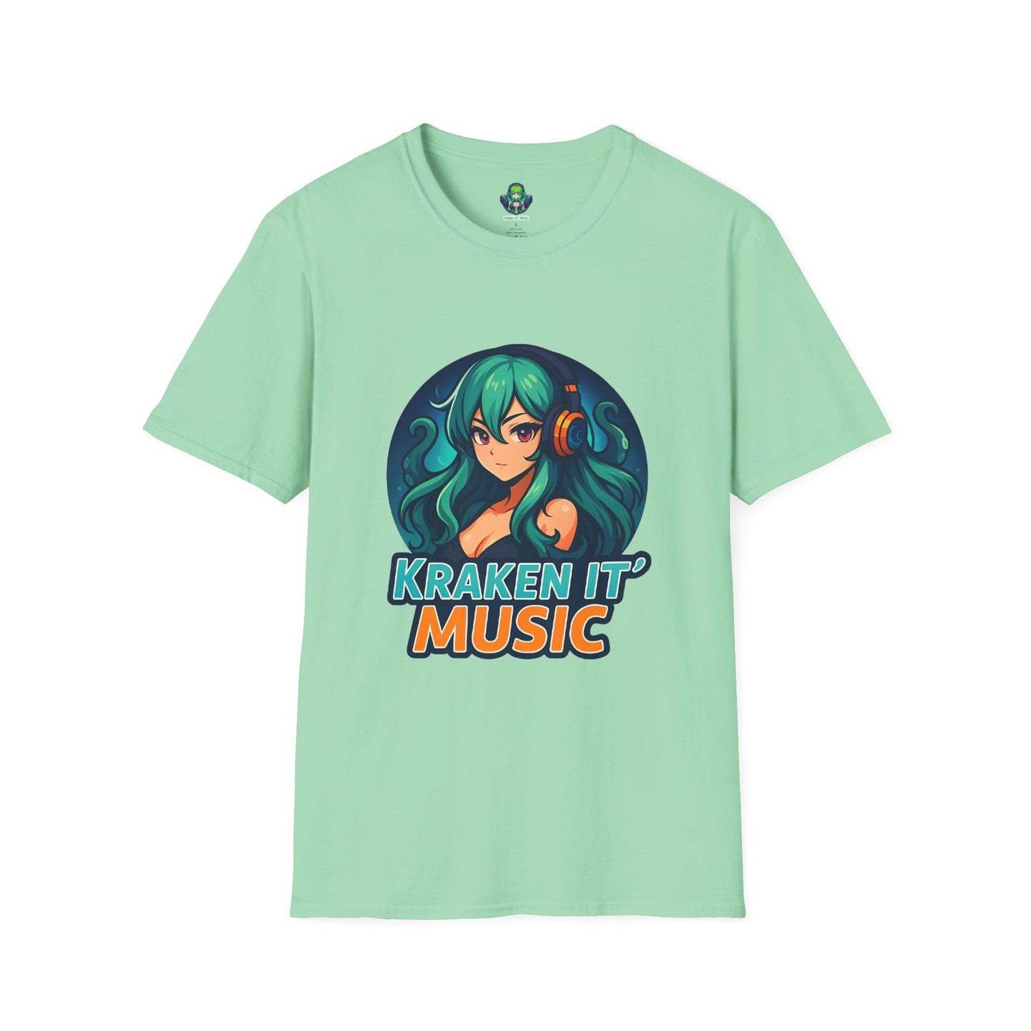 Kraken It Music T-Shirt | Unisex Softstyle Shirt for Music Lovers
