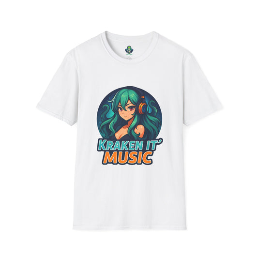 Kraken It Music T-Shirt | Unisex Softstyle Shirt for Music Lovers