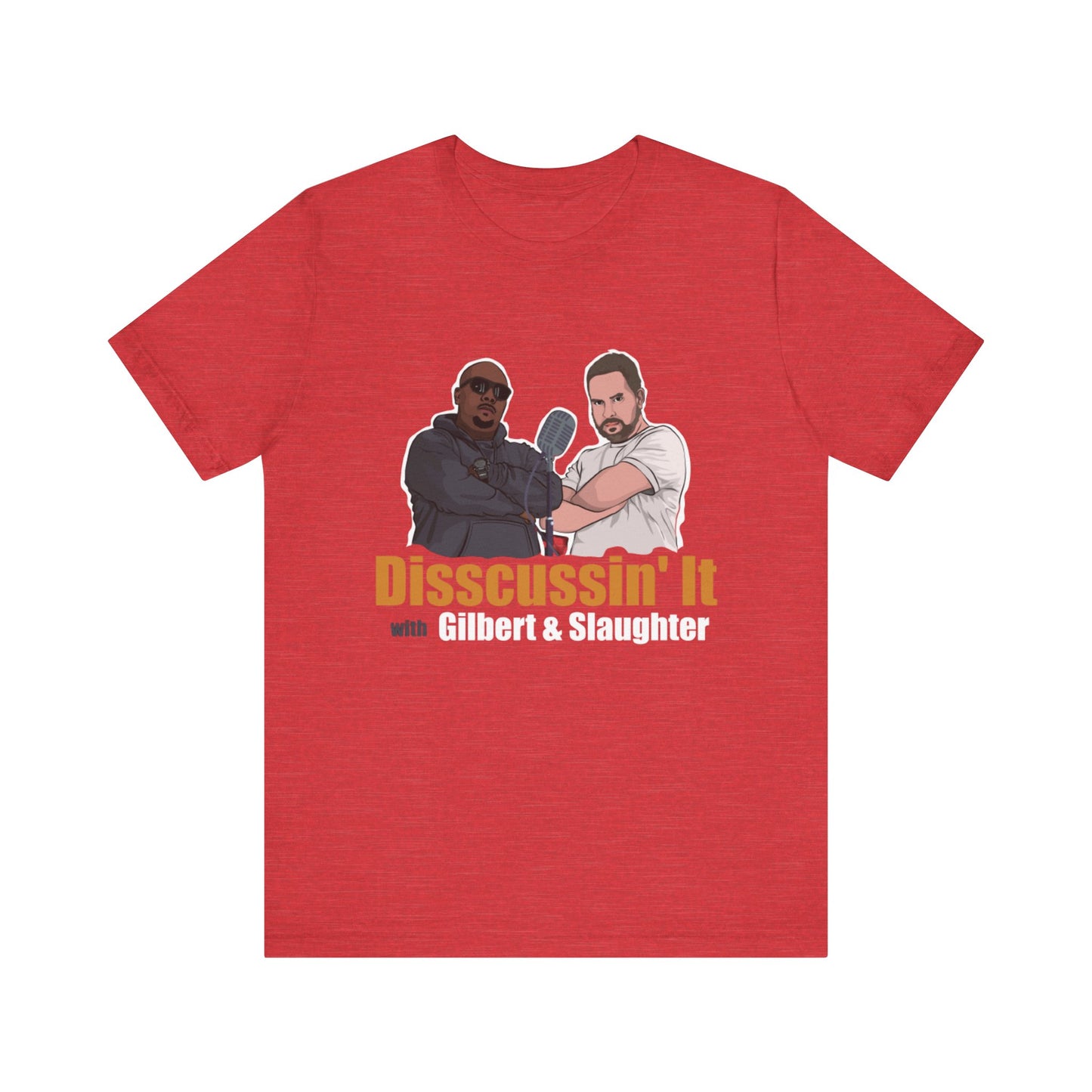 Funny Unisex Jersey Short Sleeve Tee - "Disscussin' It" Graphic T-Shirt, Casual Wear, Comedy Gift, Unique Graphic Tee, Fun [...]